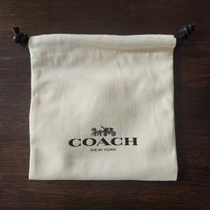 New Coach Jewelry Dust Bag /Dustbag Pouch Travel Drawstring Accessory